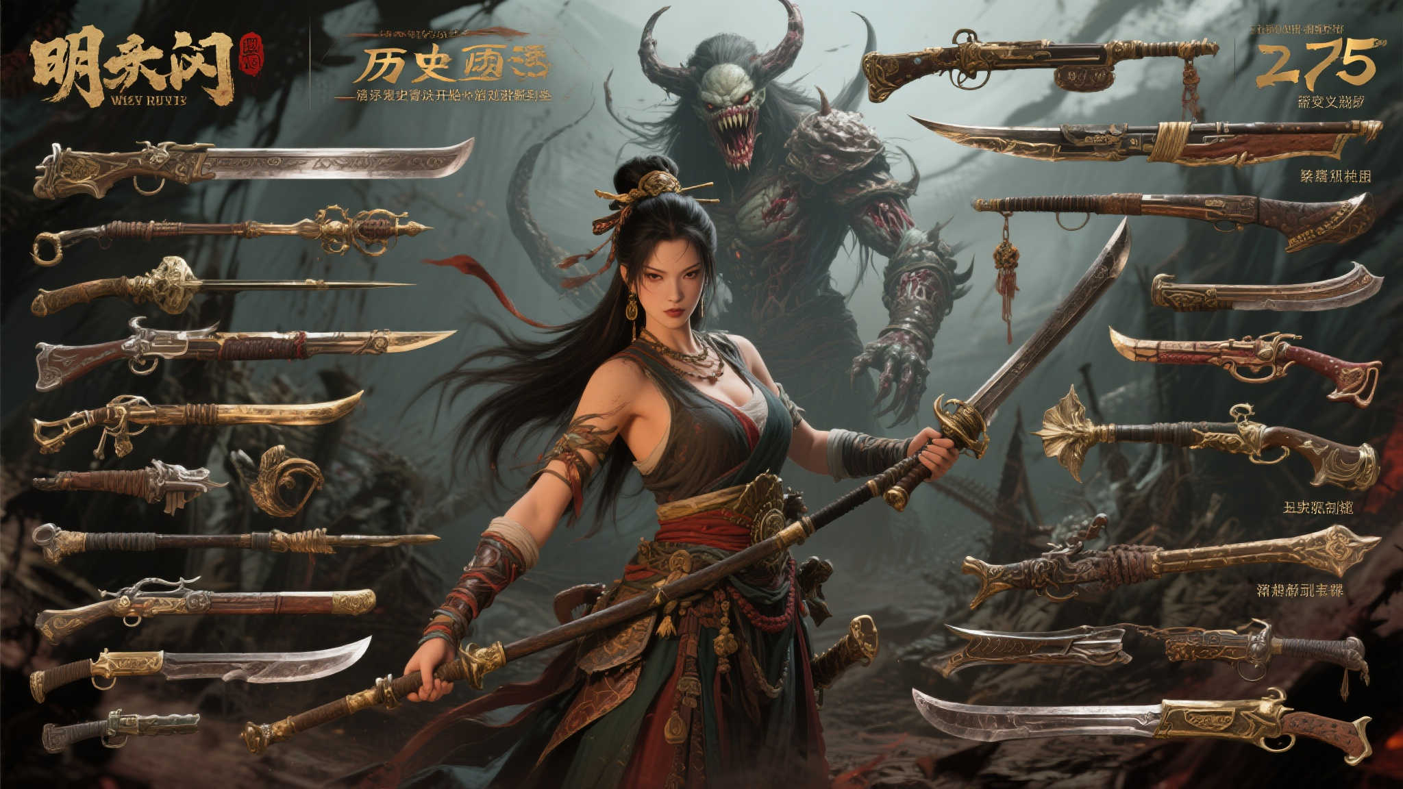 《明末》全新曝光：25种武器加持，恐怖Boss“食人妖女”实机首秀！